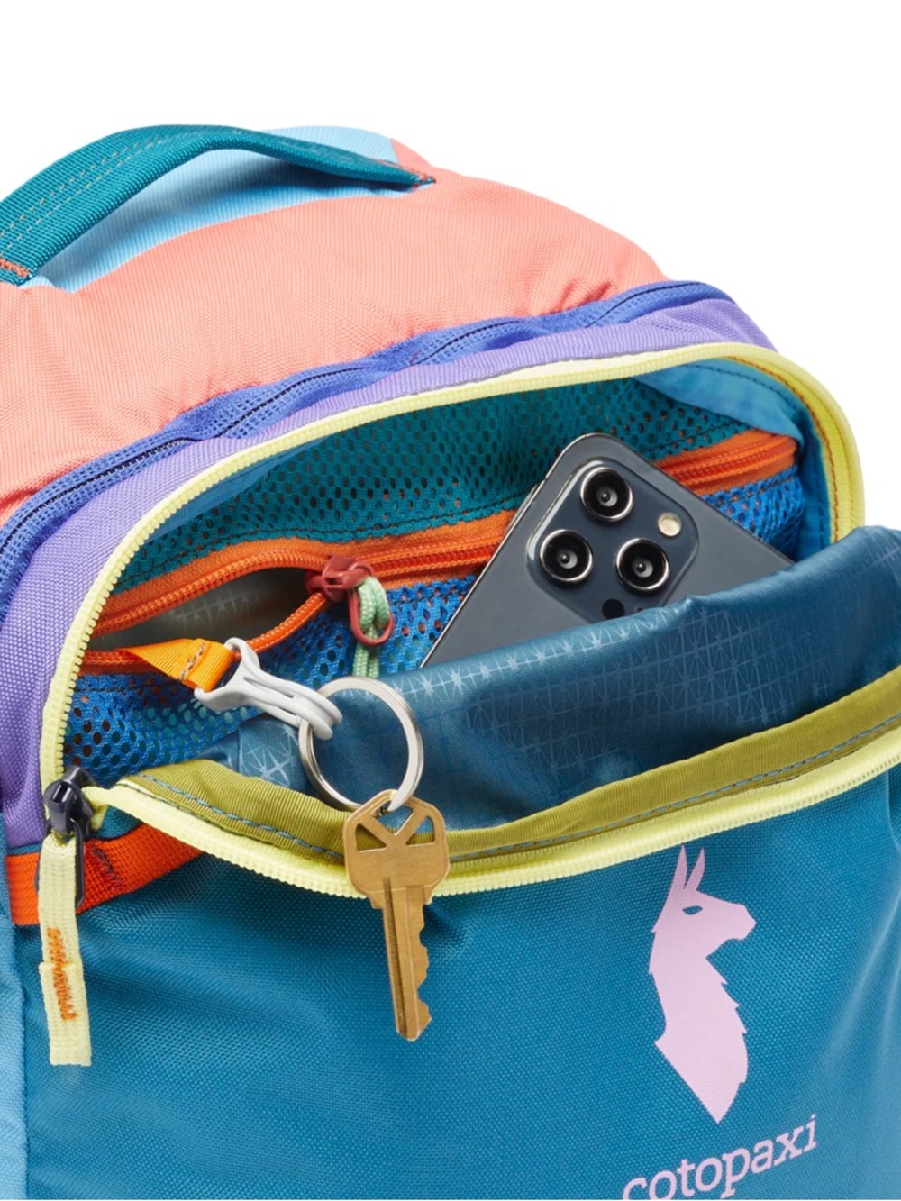Cotopaxi Orange Allpa20 Backpack with Pastel Accents - Picture 2 of 9